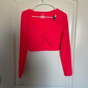 Wild Fable Pink Ribbed Top Nwt